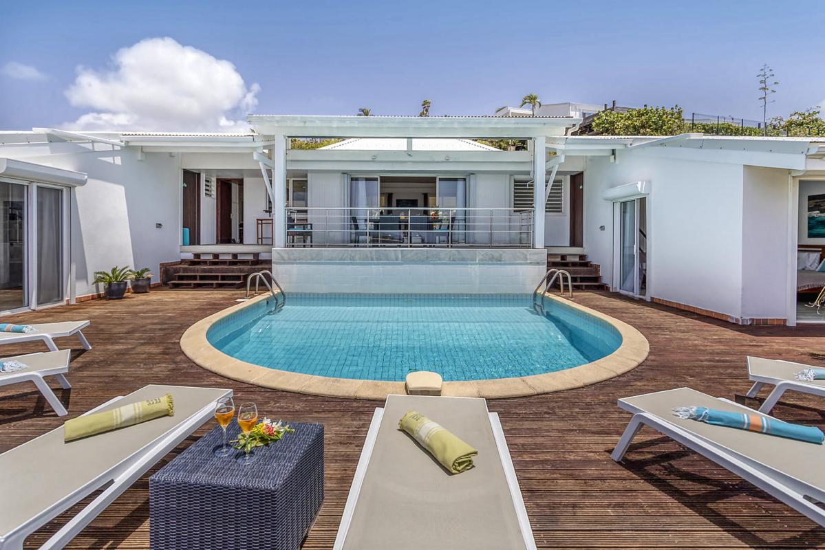 Location Villa Baie Orientale Saint Martin_ Piscine - 4